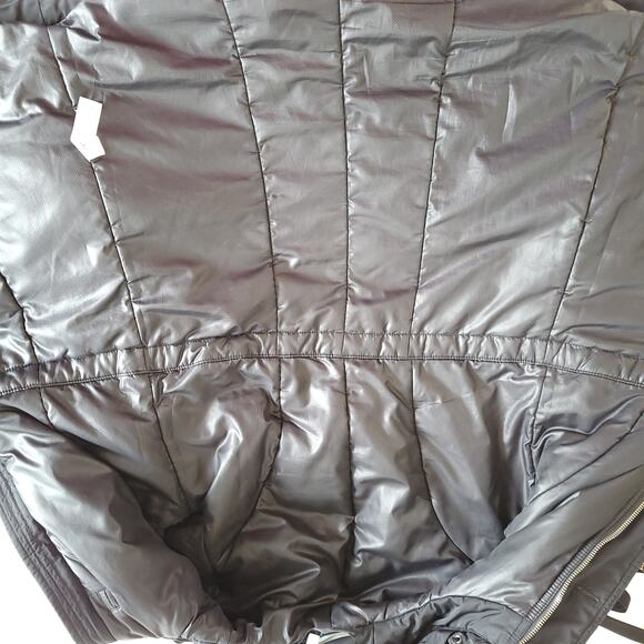 Athleta Primaloft Peak Parka Black Hooded Zippered Pockets Women XXS - Picture 11 of 15